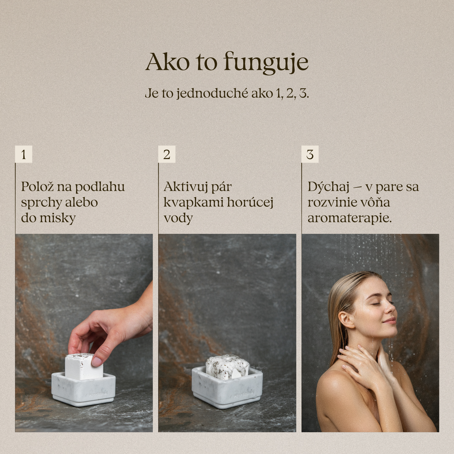 Balance - Sprchová aromatická kostka