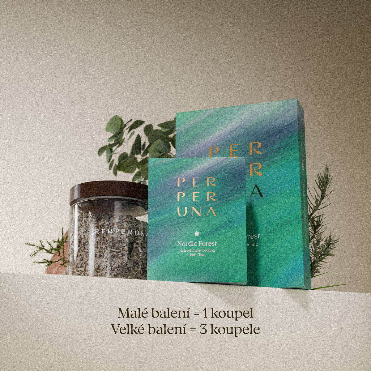 Nordic Forest – malé balení = 1 koupel, velké balení = 3 koupele