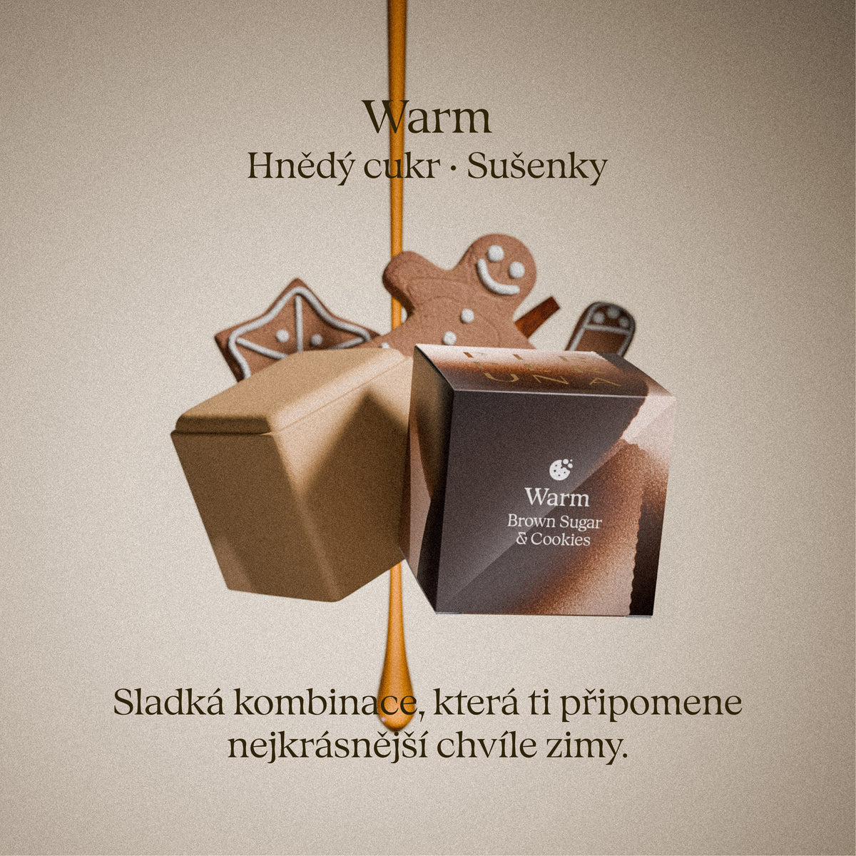 Warm – Hnědý cukr · Sušenky: sladká kombinace, která ti připomene nejkrásnější chvíle zimy