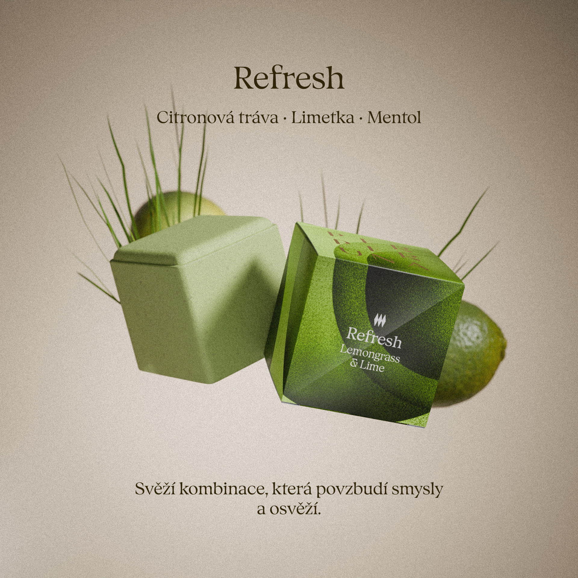 Refresh - Sprchová aromatická kostka