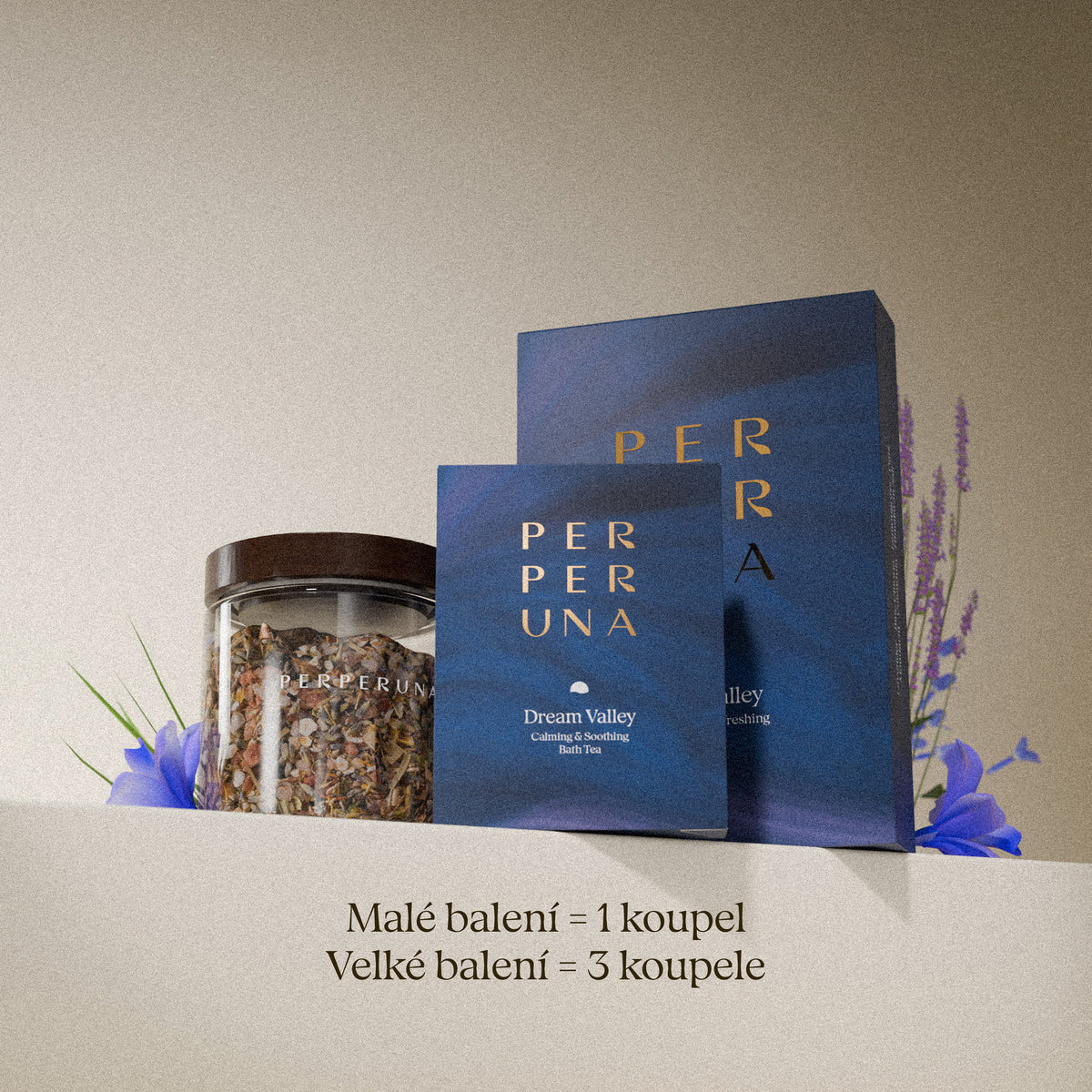 Dream Valley – malé balení = 1 koupel, velké balení = 3 koupele